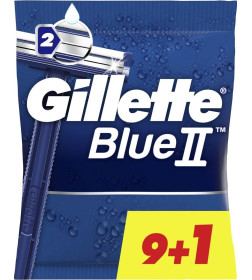 Станки Однораз Gillette Blue II 9+1 шт