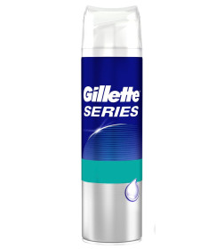 Пена для бритя Gillette SERIES 250мл Защита с миндальным маслом  