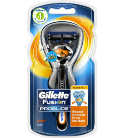 Станок Gillette FUSION Proglide Fexball + 2 кассеты