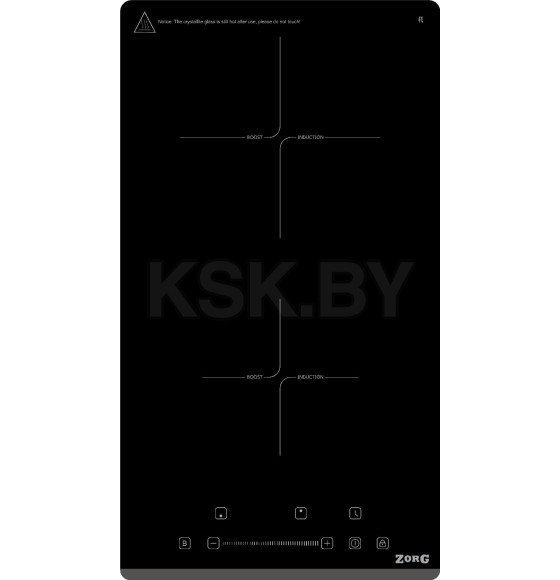 Индукционная варочная панель ZORG INO31 black (INO31 BL) 
