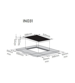 Индукционная варочная панель ZORG INO31 white