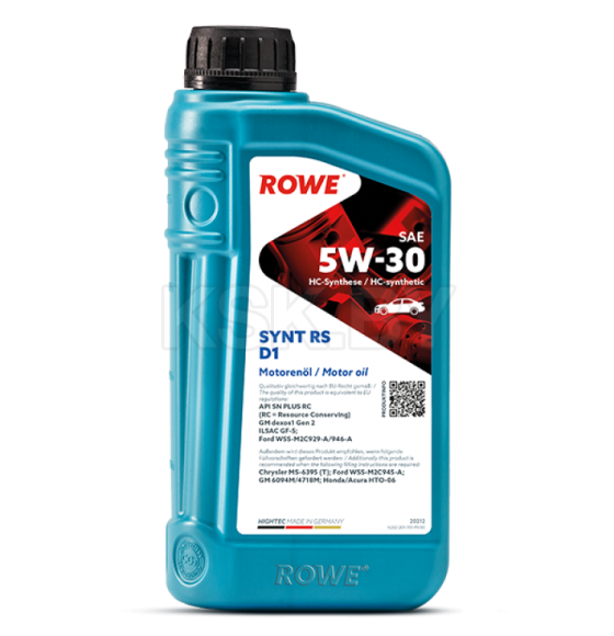 Масло моторное ROWE HIGHTEC Synt RS D1 SAE 5W-30 1 л (20212-0010-99) 