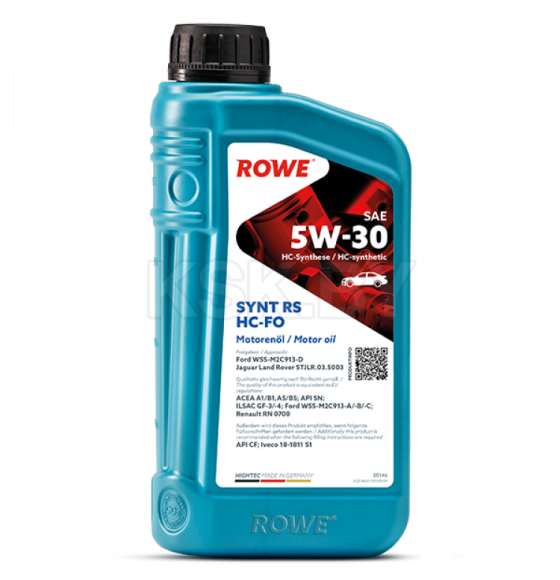 Масло моторное ROWE HIGHTEC Synt RS SAE 5W-30 HC-FO 1 л (20146-0010-99) 