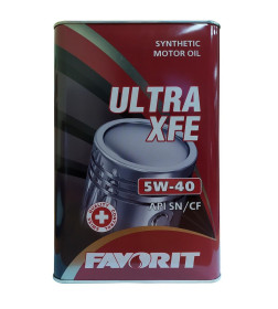 Масло моторное Favorit Ultra XFE 5W-40 API SN/CF 4л Metal