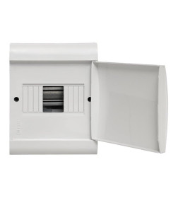 Бокс ЩРН-П-6 модулей навесной пластик, белая дверца "SlimBox" IP41 EKF PROxima 