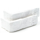 Кирпич гипсовый Старый белый угол (0600у кам. мельн.) 