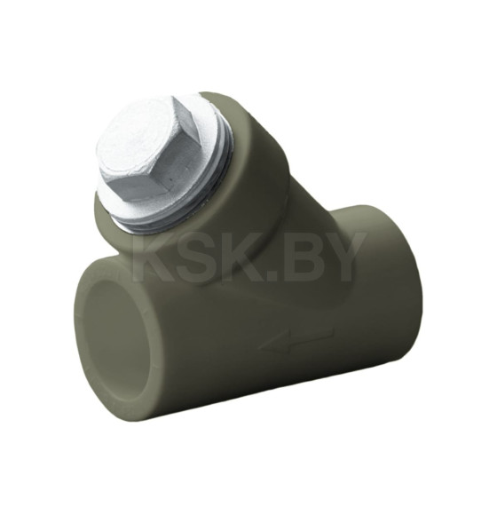 Фильтр сетчатый внутр./внутр. 32х1 PPRC, серый Политэк (9100303201с) 