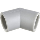 Отвод 20/45 PPRC, серый Политэк (9400002045С) 