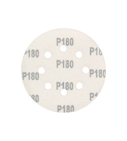 Круг шлифовальный на липучке 125 мм P180 8 отверстий (5 шт.) VIRA 558010