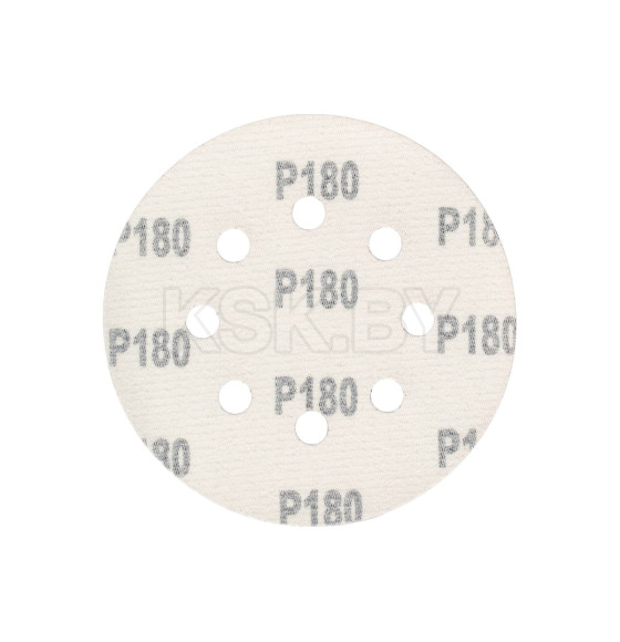 Круг шлифовальный на липучке 125 мм P180 8 отверстий (5 шт.) VIRA 558010 (558010) 