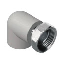 Угольник с накидной гайкой 20x3/4" PPRC, серый Политэк (9888002034с) 