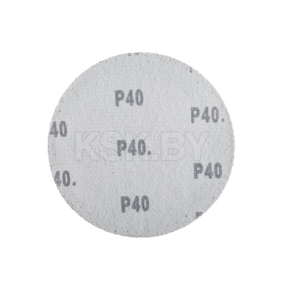 Шлифкруг абразивный 125 мм P40 Velcro (5 шт.)