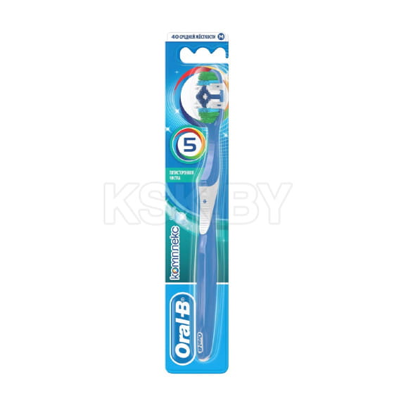 Зубная щетка  Oral-B Комплекс Пятисторонняя чистка 40 Med (7802) 