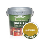 Лазурь для дерева-Эко HUSKY SIBERIAN, полуматовая калужница (сосна) 0,9л (25185) 