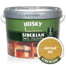 Лазурь для дерева-Эко HUSKY SIBERIAN, полуматовая светлый дуб 9л (25225) 