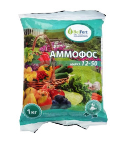 Удобрение минеральное азотно-фосфорное Аммофос марки 12-50 м.ф. 1 кг