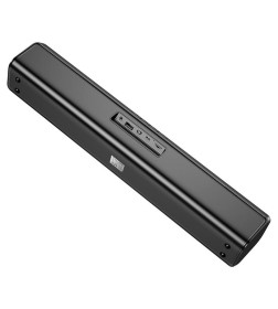 Bluetooth-колонка BS49 FBS49, MP3, microSD, мощность 5 Вт*2, 1800 mAh, черная Hoco