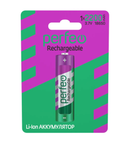 Аккумулятор PF 18650Li-Ion 2200mAh 3.7V Perfeo