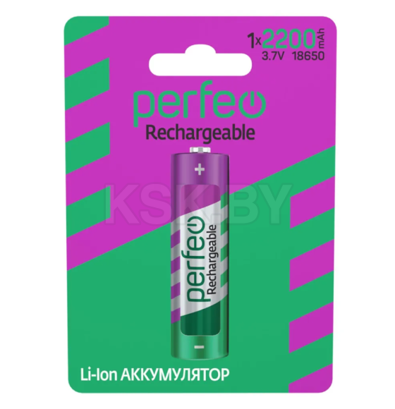 Аккумулятор PF 18650Li-Ion 2200mAh 3.7V Perfeo (PF 18650) 