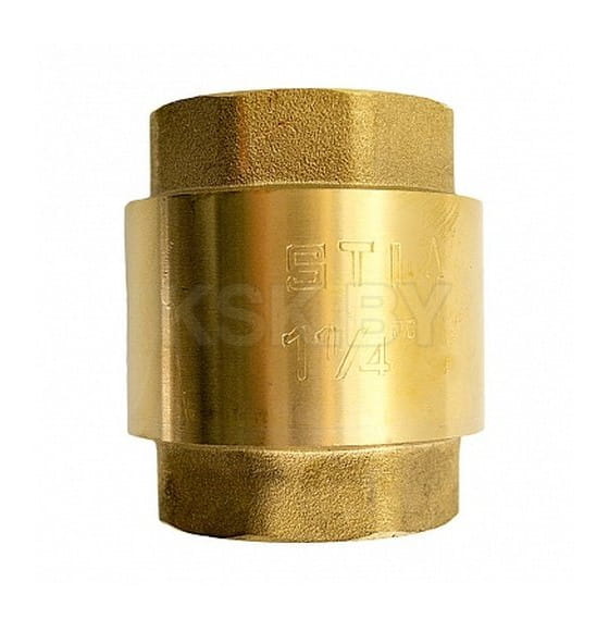 Клапан обратный пружинный (латунь) STI 32 NEW (ТТ000014780) 