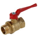 Кран шаровой 1" нар.-вн. ручка PN1,6 МПа, 11Б27п5, Цветлит (ZW10110) 