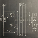 Защелка Code deco 5600-WС-АВ