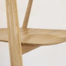 Стул САМУРАЙ, дуб натуральный/покрытие бесцветное (89615) 