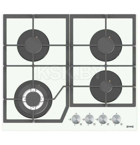 Газовая варочная панель ZORG HAG61 FDW white (HAG61 FDW WH) 