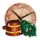 Часы настенные "Ведро и веник", дискретный ход, 22 х 23см (9227007) 