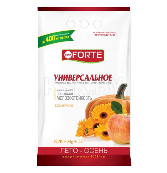 Удобрение универсальное с микроэлементами (лето-осень) Bona Forte, 2,5 кг