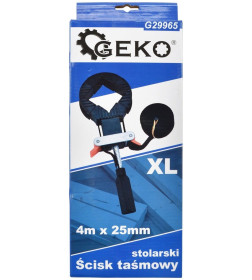 Струбцина ременная 4м x 2,5см XL GEKO