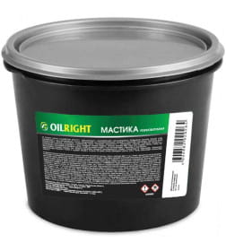 Мастика резинобитумная 800г ведро OILRIGHT