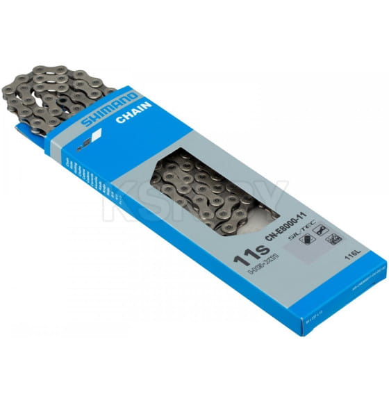 Цепь Shimano E8000 (11 скоростей, 116 звеньев, с замком цепи) (8520) 