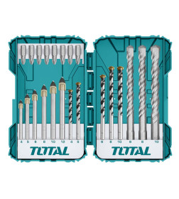 Набор сверл и бит (22 шт.) TOTAL TACSDL12201