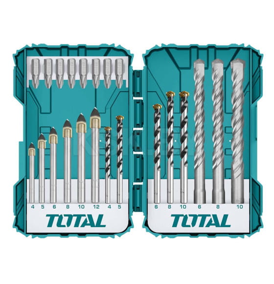 Набор сверл и бит (22 шт.) TOTAL TACSDL12201 (TACSDL12201) 