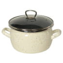 Кастрюля эмалированная "Гранит цветной" 4,0 л, ручка крышки нержавейка, (форма сфера) САНТЭКС (1-2440111) 