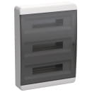 Корпус пластиковый ЩРН-П-54 IP41 черная прозрачная дверь Tekfor IEK (ЩРН-П-54) 