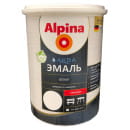 Эмаль акриловая водно-дисперсионная Alpina Аква эмаль белая глянцевая 0,9 л/1,10 кг (948106248) 