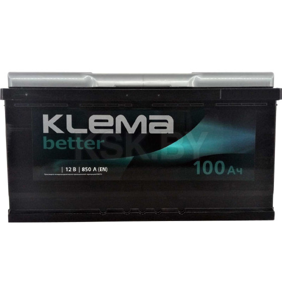 Аккумулятор 6СТ-100VLR KLEMA better 100Ah 870A