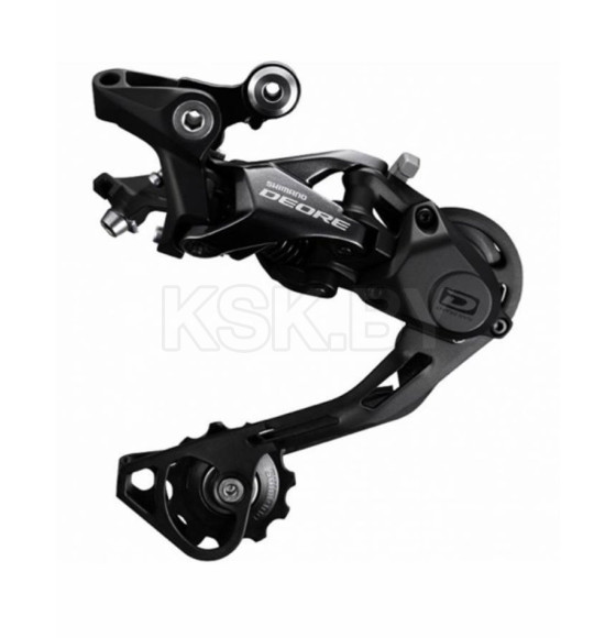 Переключатель задний Shimano Deore, M6000, SGS, 10 скоростей, чёрный, IRDM6000SGS (6454) 