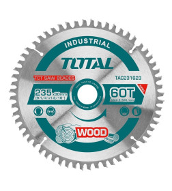 Диск пильный по дереву 235x60Tх30 мм TOTAL TAC231623