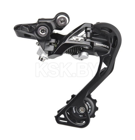 Переключатель задний Shimano XT, M781, SGS, 10 скоростей, чёрный IRDM781SGSL (6458) 