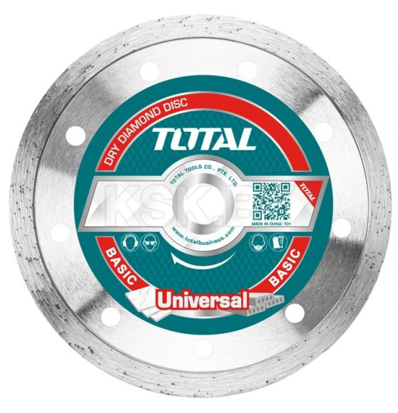 Диск алмазный 125x5x22,2 мм TOTAL TAC2121253 (TAC2121253) 