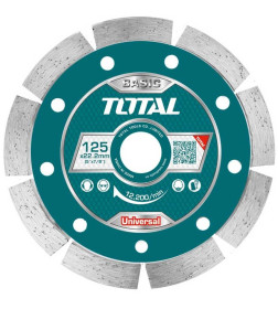 Диск алмазный 125x7,5x22,2 мм TOTAL TAC2111253