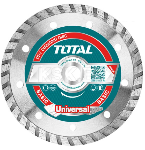 Диск алмазный 125x7,5x22,2 мм TOTAL TAC2131253 (TAC2131253) 