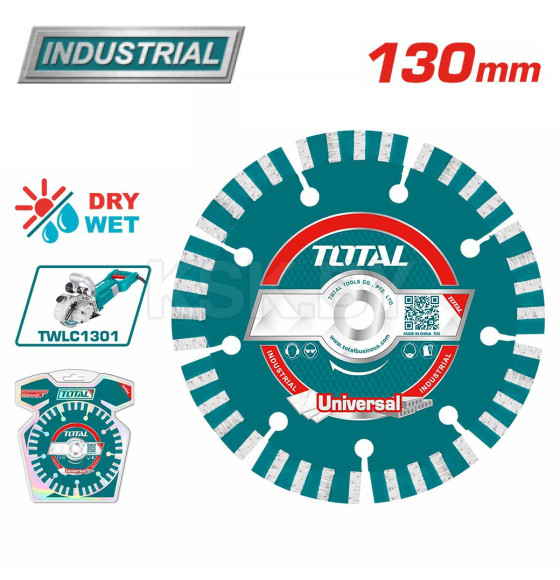 Диск алмазный 130x12x20 мм TOTAL TAC2111301 (TAC2111301) 