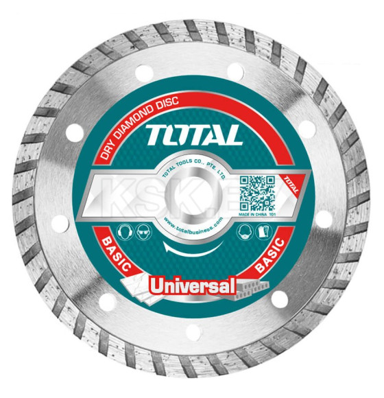 Диск алмазный 180x7,5x22,2 мм TOTAL TAC2131803 (TAC2131803) 