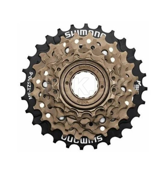 Трещотка Shimano TZ510, 6 скоростей, 14-28T, с защитой (без упаковки) (8146) 