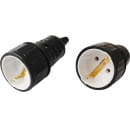 Розетка штепсельная переносная с з/к 16А черный Bylectrica Р16-380 ч (Р16-380 ч) 