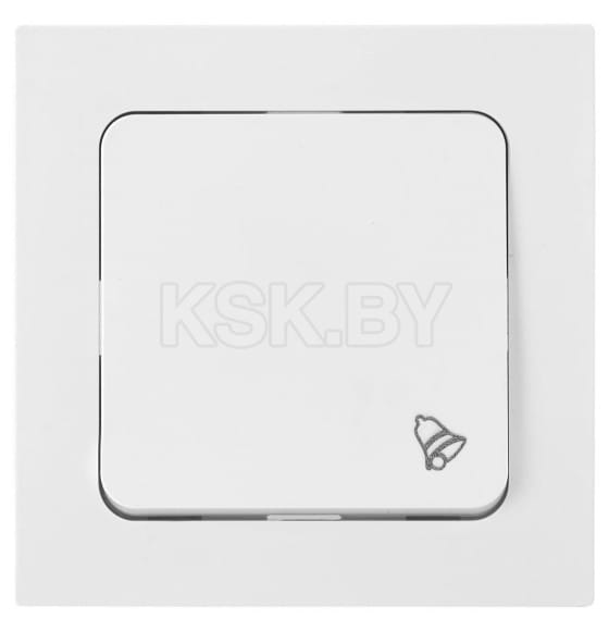 Выключатель 1-кл. для бытовых звонков с/у 4А (с рамкой) белый Astrum Bylectrica С1 4-2570 (С1 4-2570) 